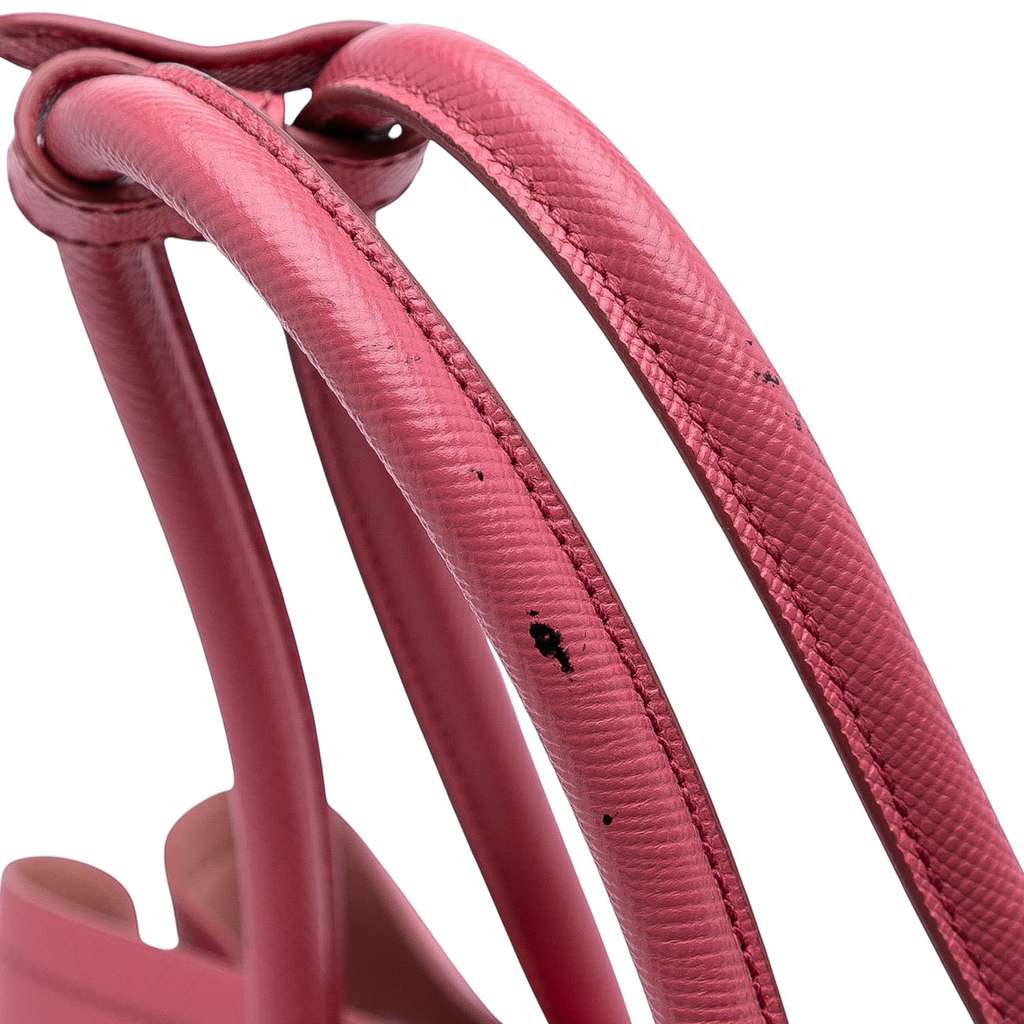 Prada Medium Saffiano Cuir Double Satchel - Image 11