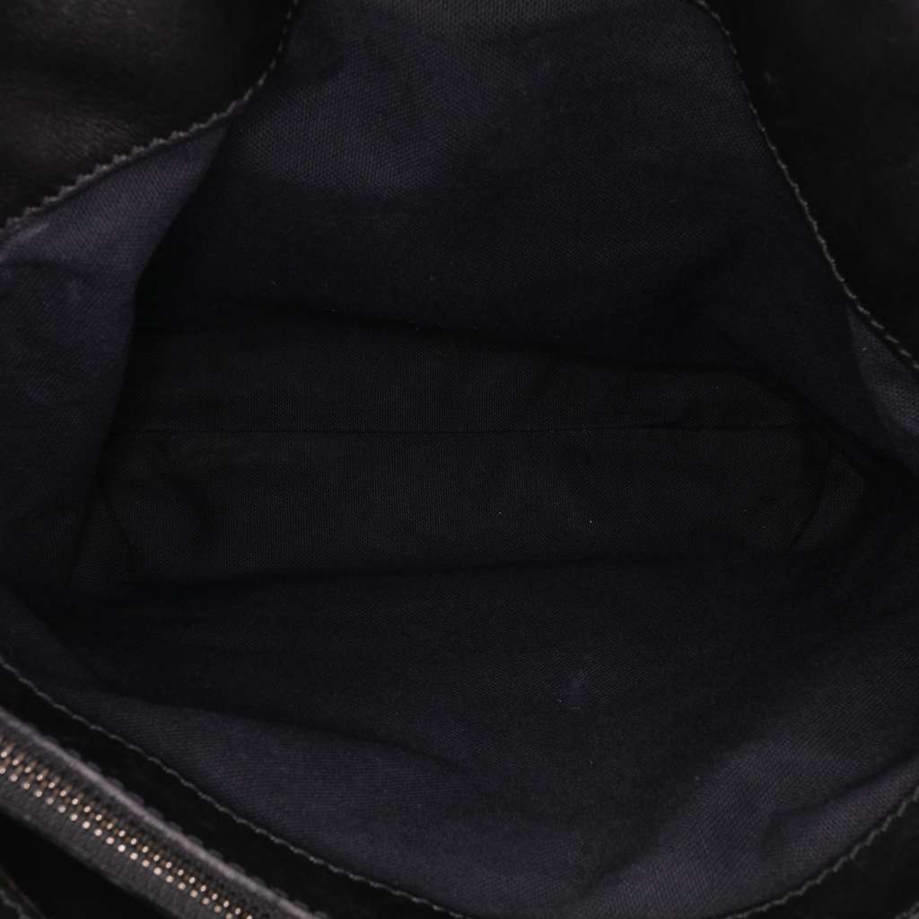 Burberry House Check Canvas and Leather Parsons Satchel - Side view