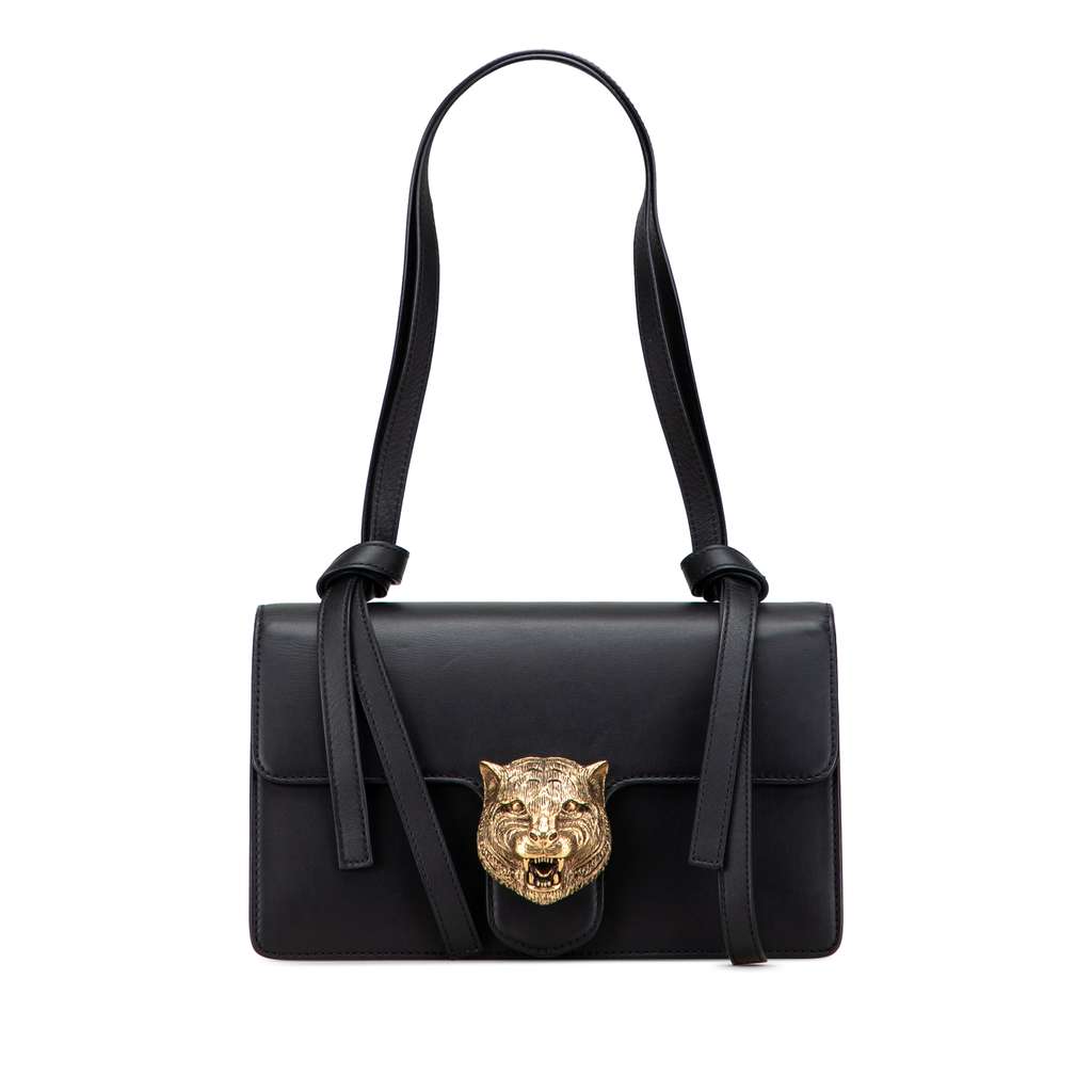Gucci Calfskin Animalier Shoulder Bag