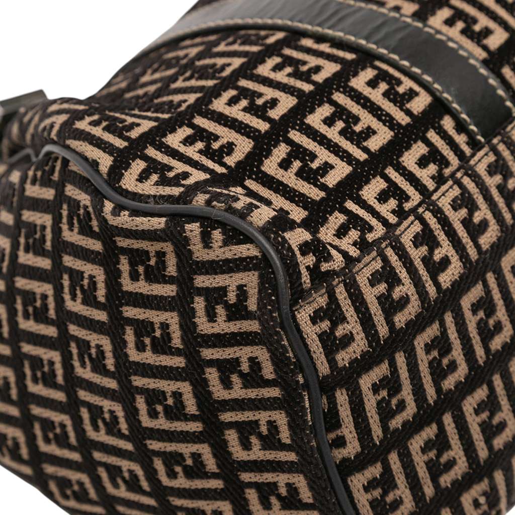 Fendi Zucchino Canvas Shoulder Bag - Detail 1