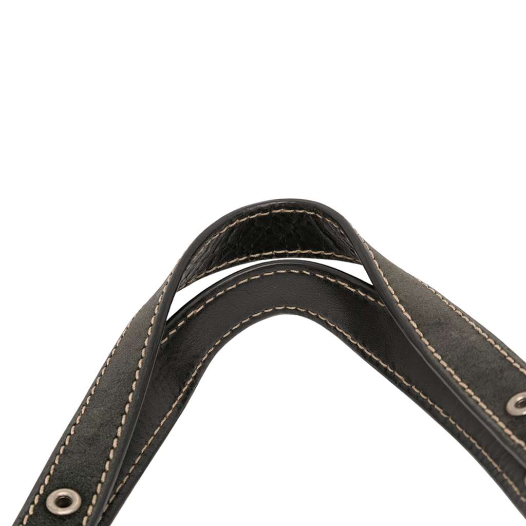 Fendi Zucchino Canvas Shoulder Bag - Image 10