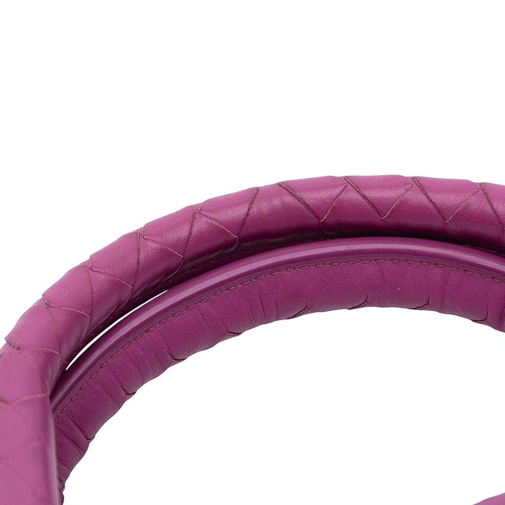 Bottega Veneta Small Nappa Intrecciato Roma Satchel - Image 13