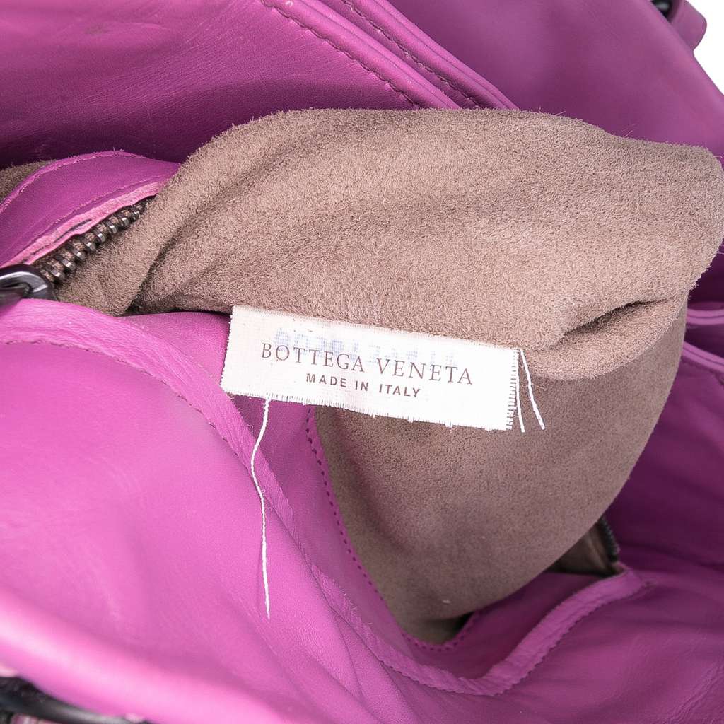Bottega Veneta Small Nappa Intrecciato Roma Satchel - Detail 1