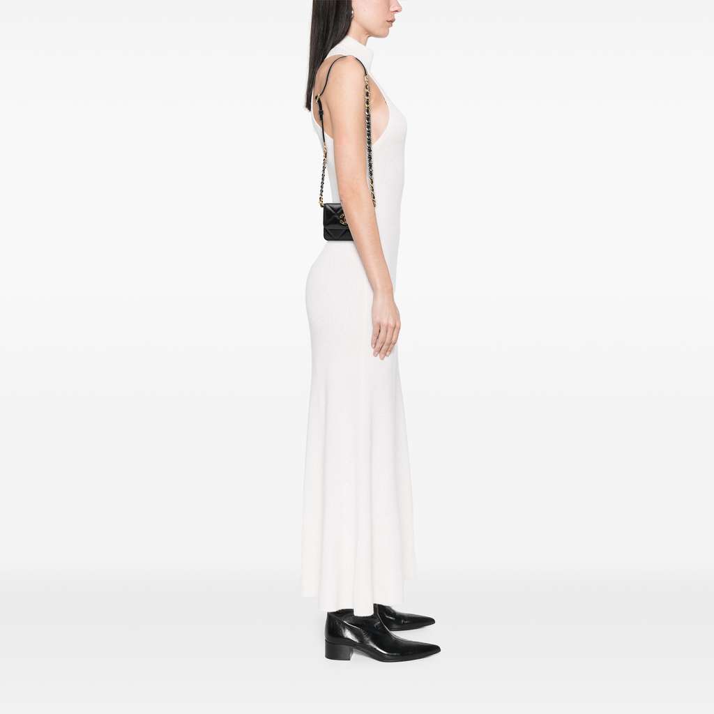 Chanel Quilted Lambskin 19 Flap Coin Purse With Chain - Image 14