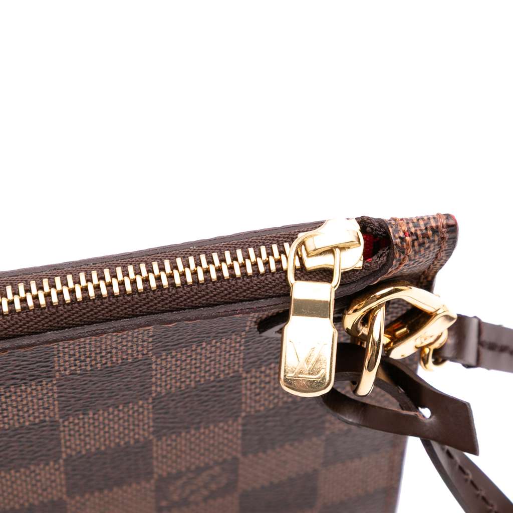 Louis Vuitton Damier Ebene Neverfull Pochette - Detail 2