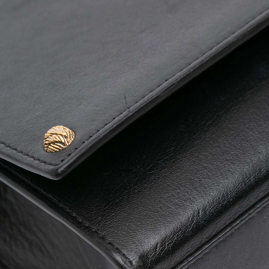 Saint Laurent Medium Smooth Calfskin Braided Monogram Kate Crossbody - Image 10