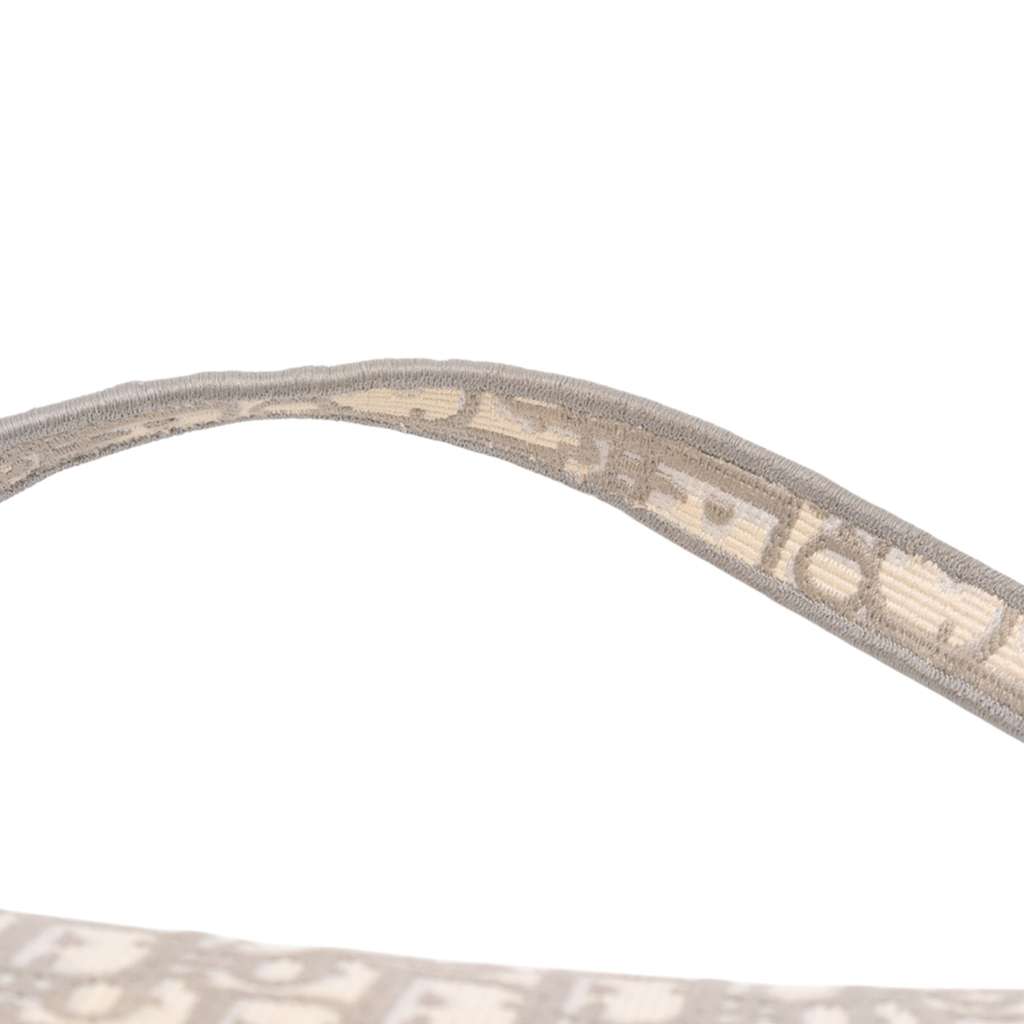 Dior Oblique Embroidered Canvas Saddle Bag - Image 10