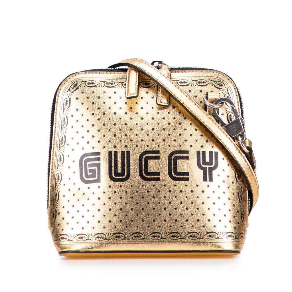 Gucci Mini Calfskin Guccy Sega Crossbody
