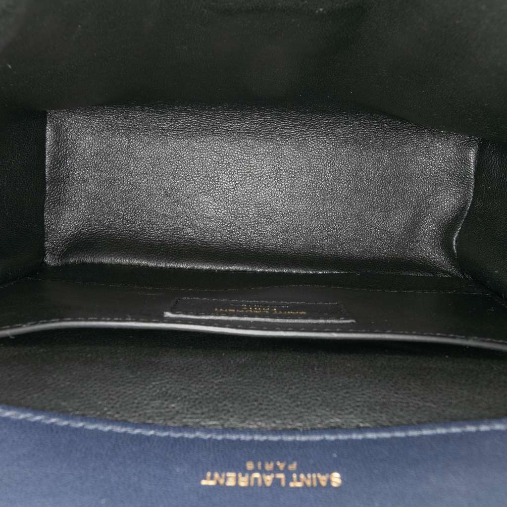 Saint Laurent Medium Lambskin Monogram Vicky Chain Bag - 4