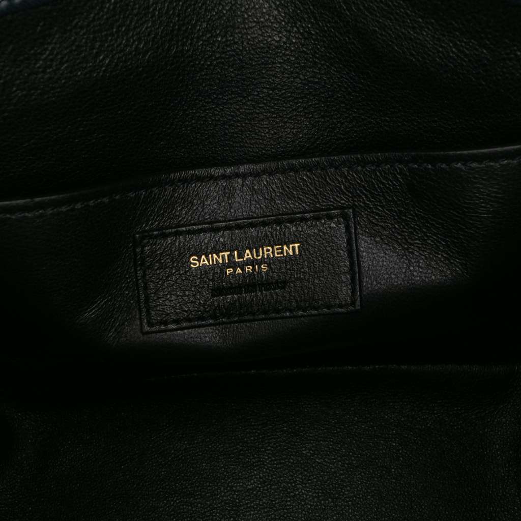 Saint Laurent Medium Lambskin Monogram Vicky Chain Bag - Side view