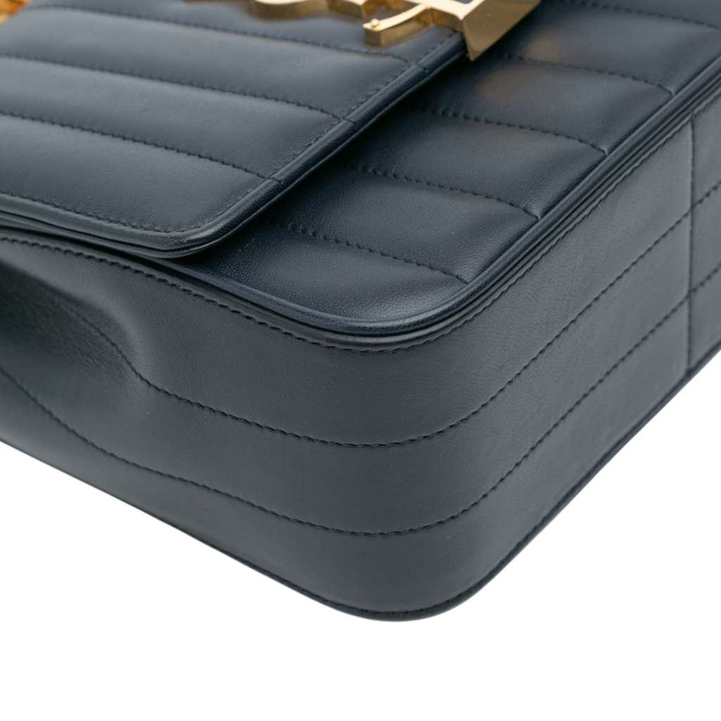 Saint Laurent Medium Lambskin Monogram Vicky Chain Bag - Detail 2