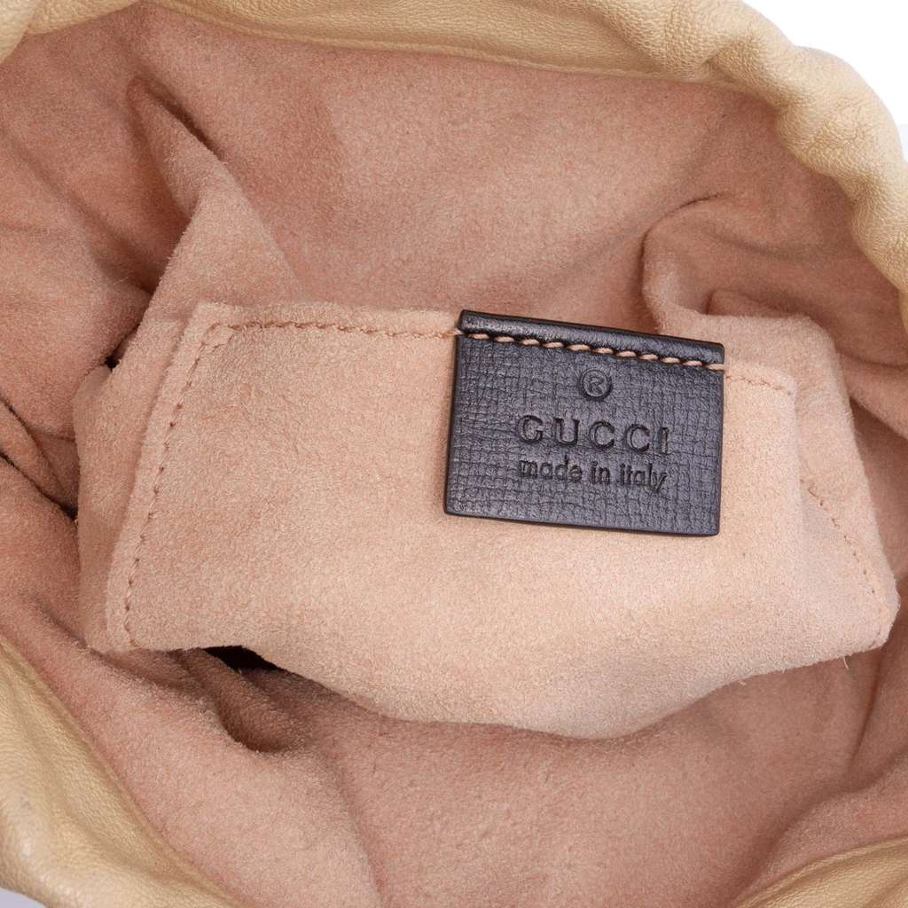 Gucci Leather Horsebit 1955 Bucket Bag - Side view