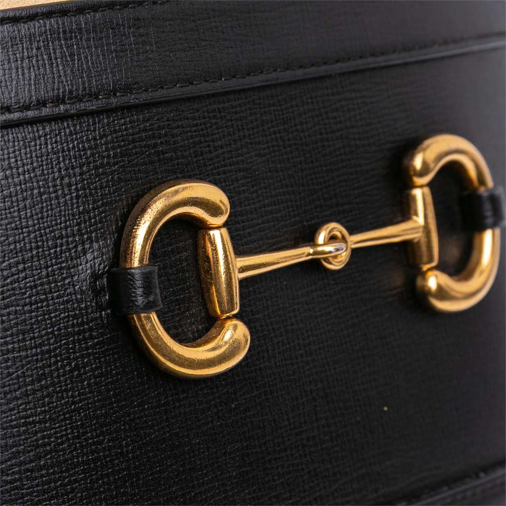 Gucci Leather Horsebit 1955 Bucket Bag - Detail 2