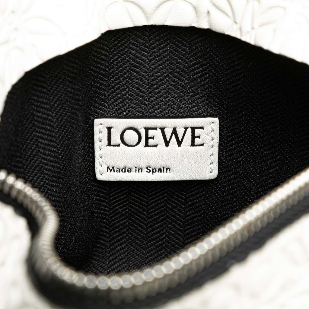 Loewe Embossed Leather Anagram Repeat T Clutch - 5