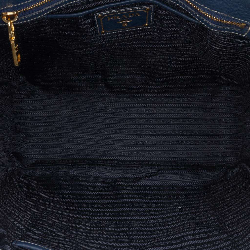 Prada Vitello Daino Open Convertible Tote - 4