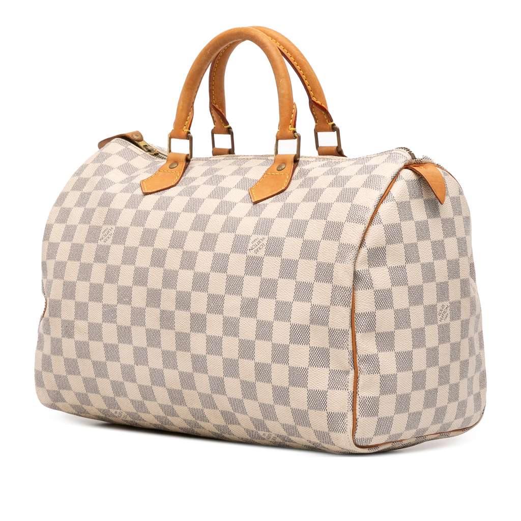 Louis Vuitton Damier Azur Speedy 35 - Back view