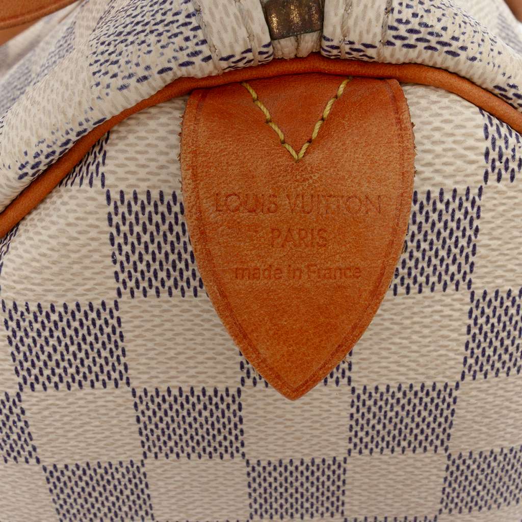 Louis Vuitton Damier Azur Speedy 35 - Side view