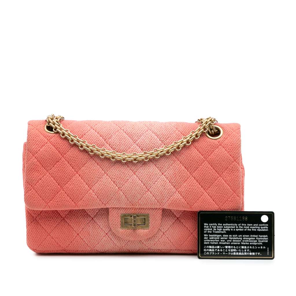 Chanel Reissue 2.55 Quilted Denim Ombre Double Flap 225 - Image 15