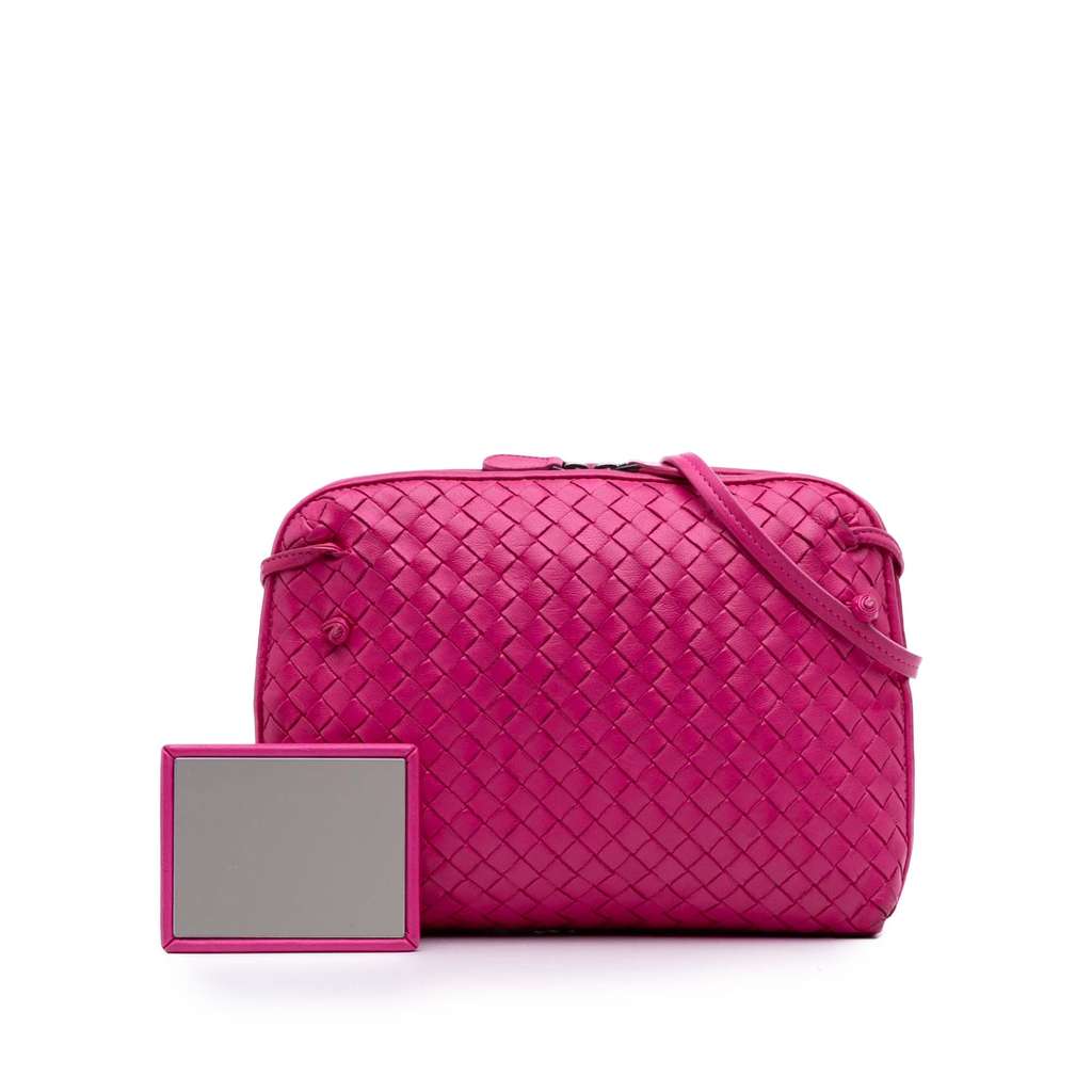 Bottega Veneta Nappa Intrecciato Nodini Crossbody - Image 15