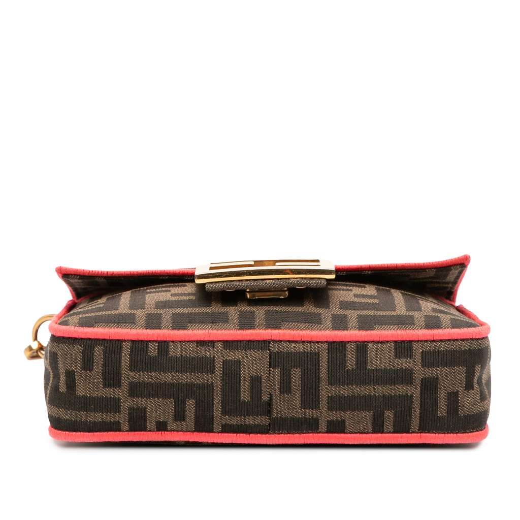 Fendi Mini Zucca Canvas 1974 Roma Amor Baguette Crossbody - 3