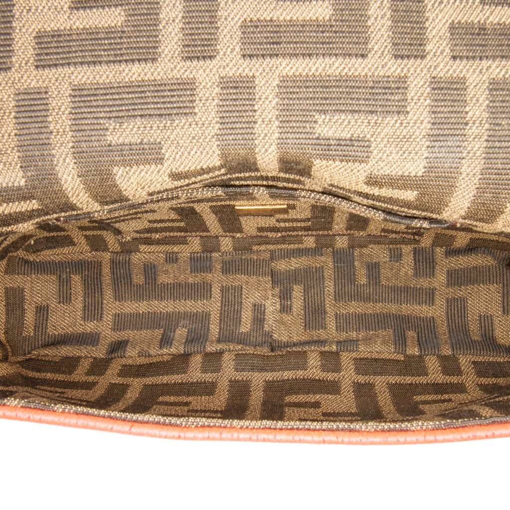 Fendi Mini Zucca Canvas 1974 Roma Amor Baguette Crossbody - 4