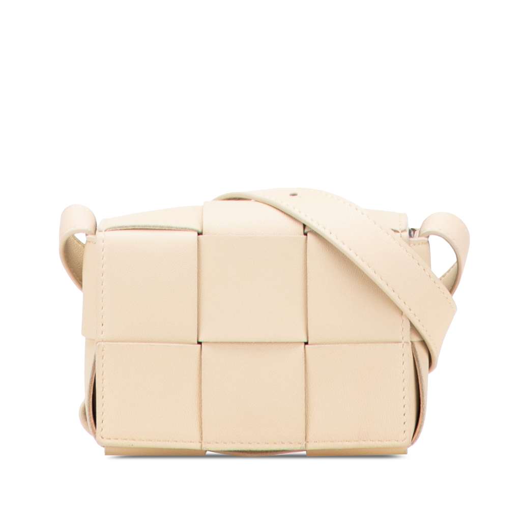 Bottega Veneta Candy Nappa Intrecciato Cassette Crossbody