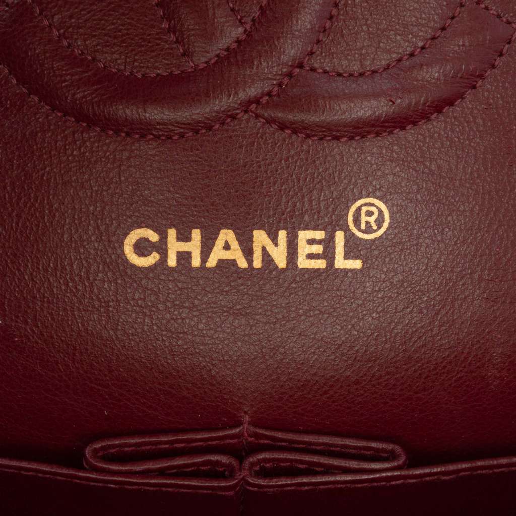Chanel Medium Classic Lambskin Double Flap - Side view