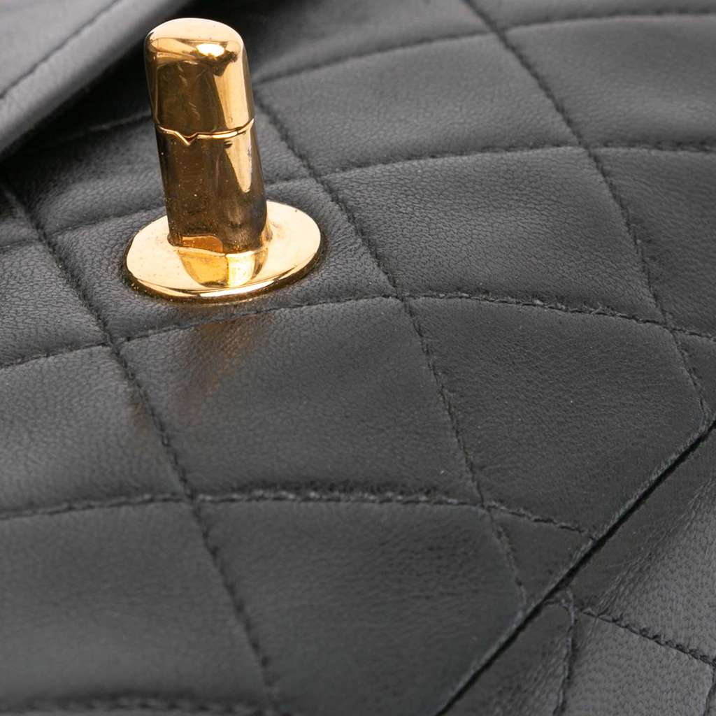 Chanel Medium Classic Lambskin Double Flap - Image 10