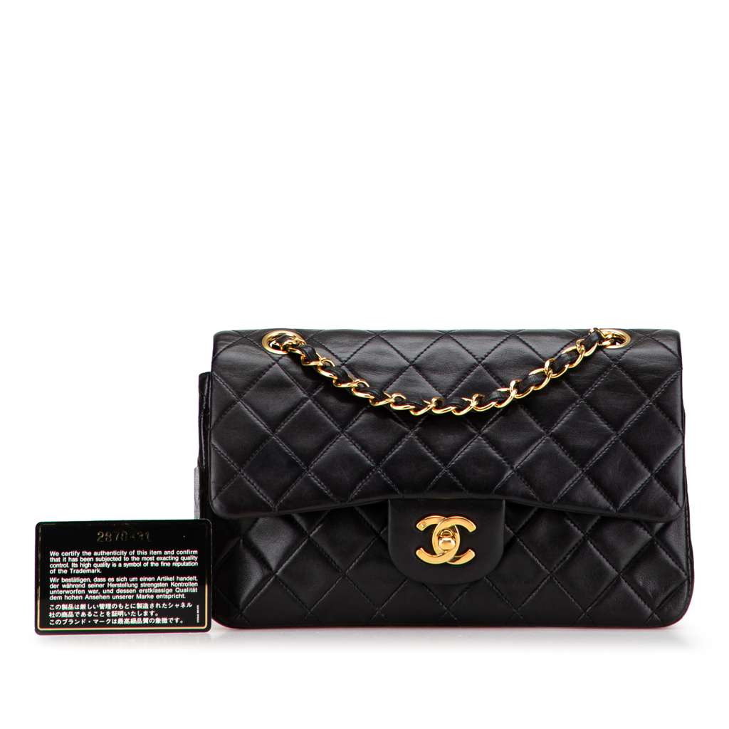 Chanel Small Classic Lambskin Double Flap - Image 13