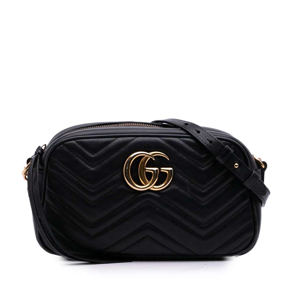 Gucci Small GG Marmont Matelasse Leather Crossbody