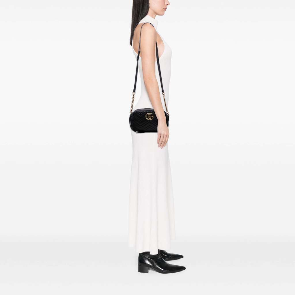 Gucci Small GG Marmont Matelasse Leather Crossbody - Image 13