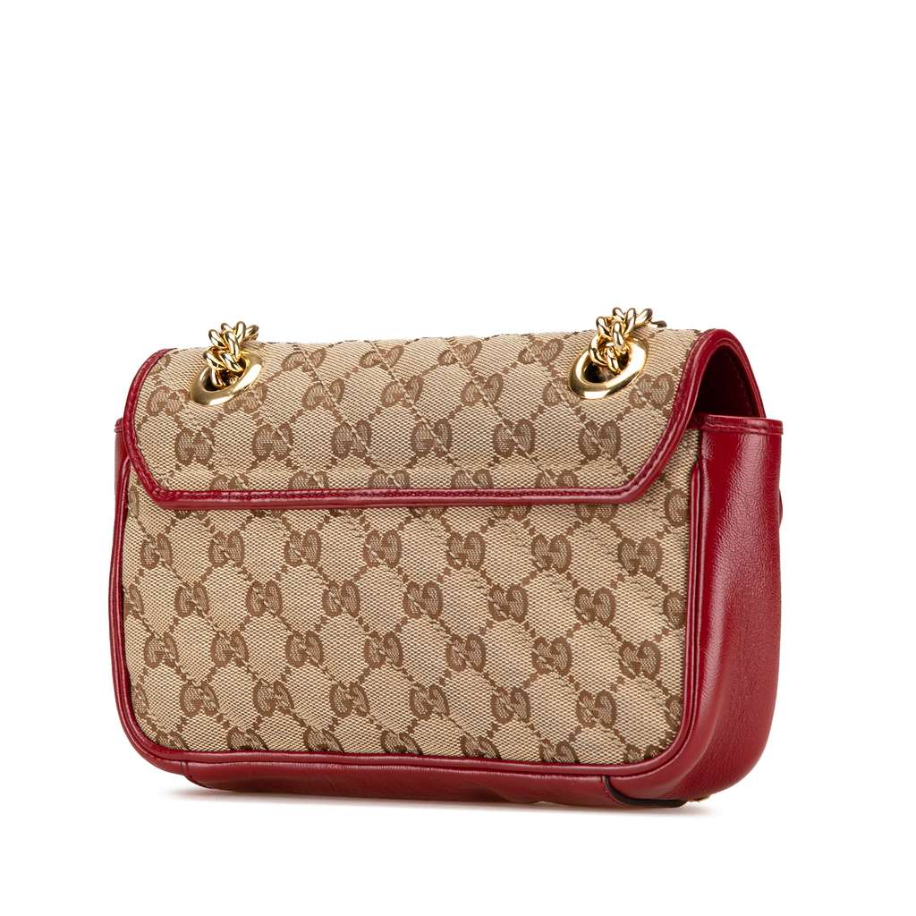 Gucci Small GG Marmont GG Matelasse Diagonal Canvas Shoulder Bag - 2