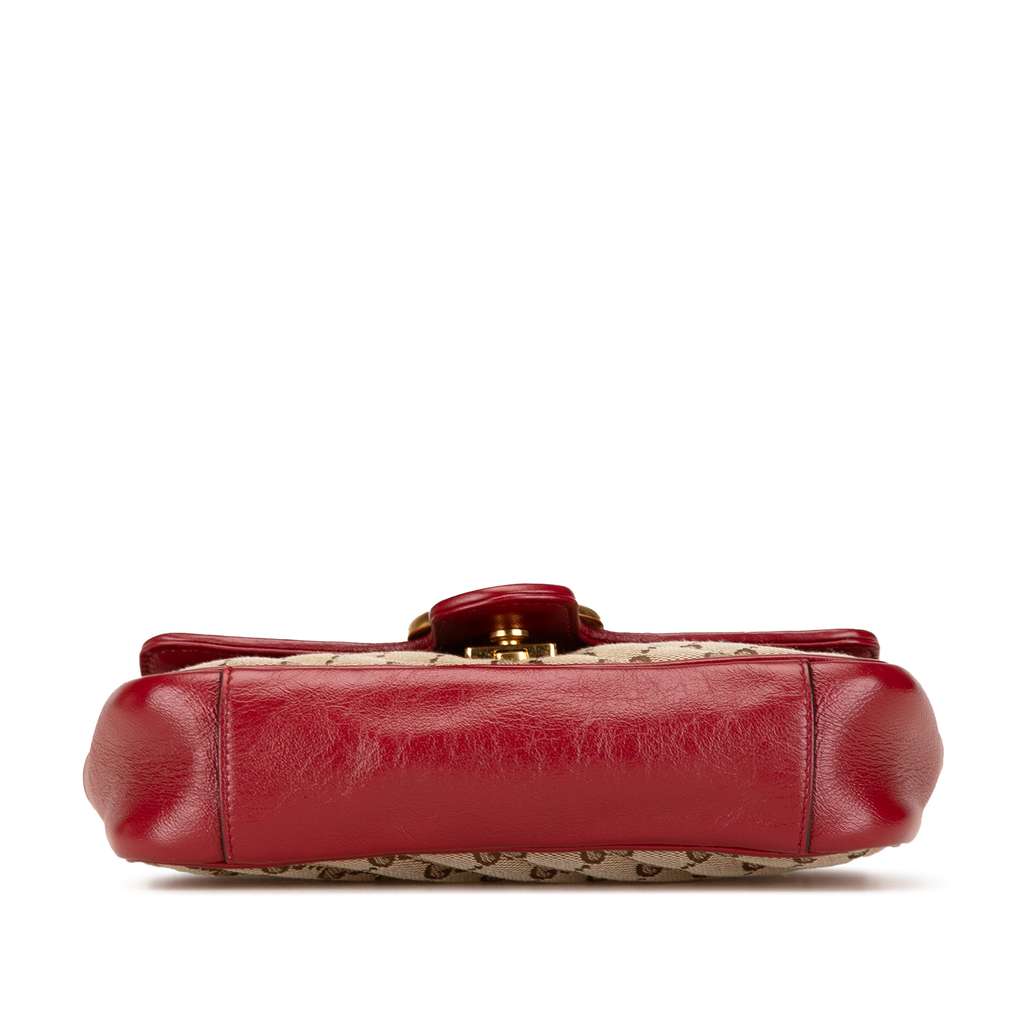 Gucci Small GG Marmont GG Matelasse Diagonal Canvas Shoulder Bag - 3