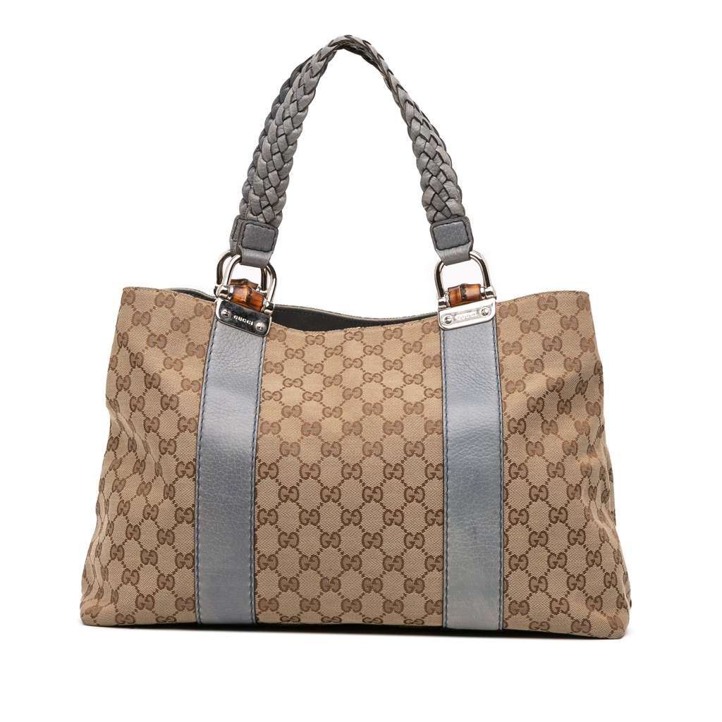 Gucci GG Canvas Bamboo Libeccio Tote