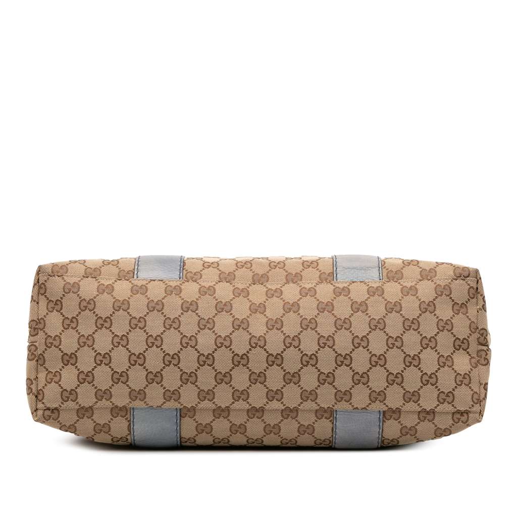 Gucci GG Canvas Bamboo Libeccio Tote - Image 6