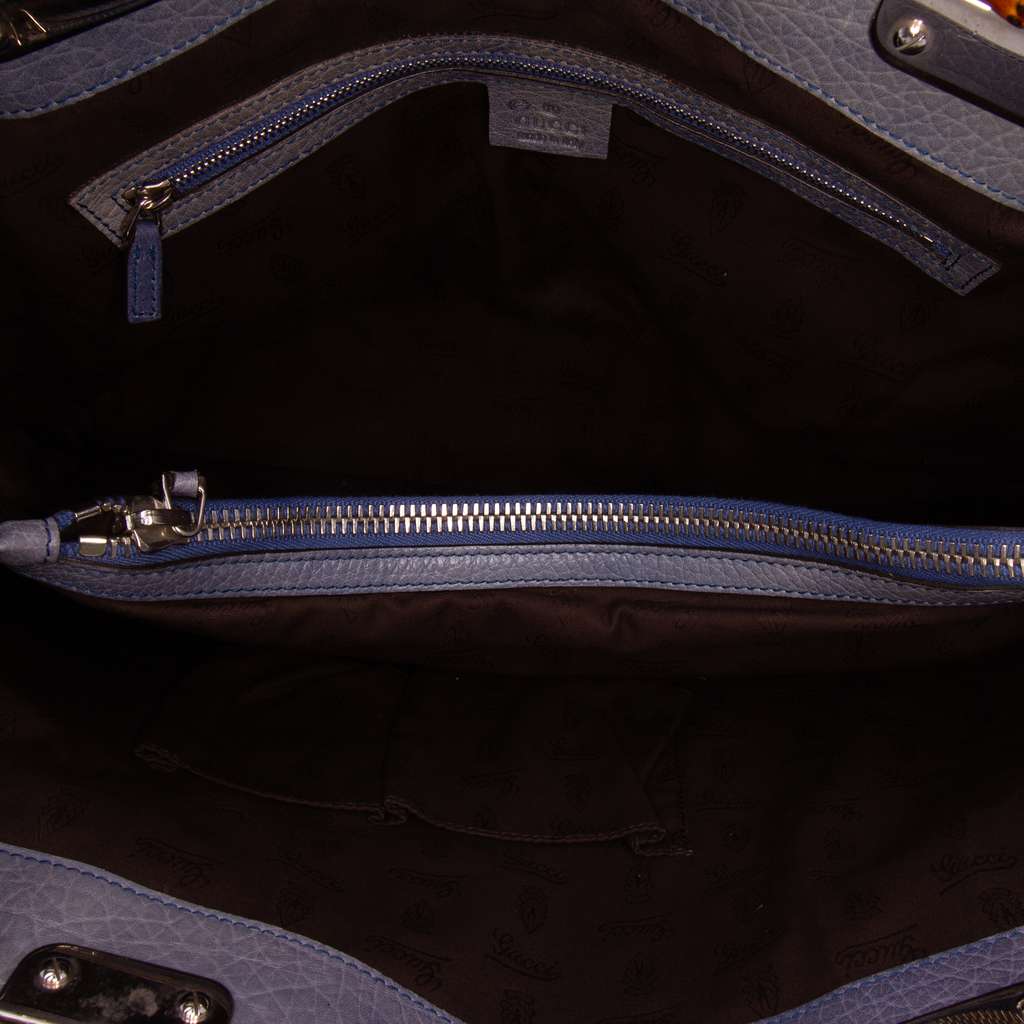 Gucci GG Canvas Bamboo Libeccio Tote - 4