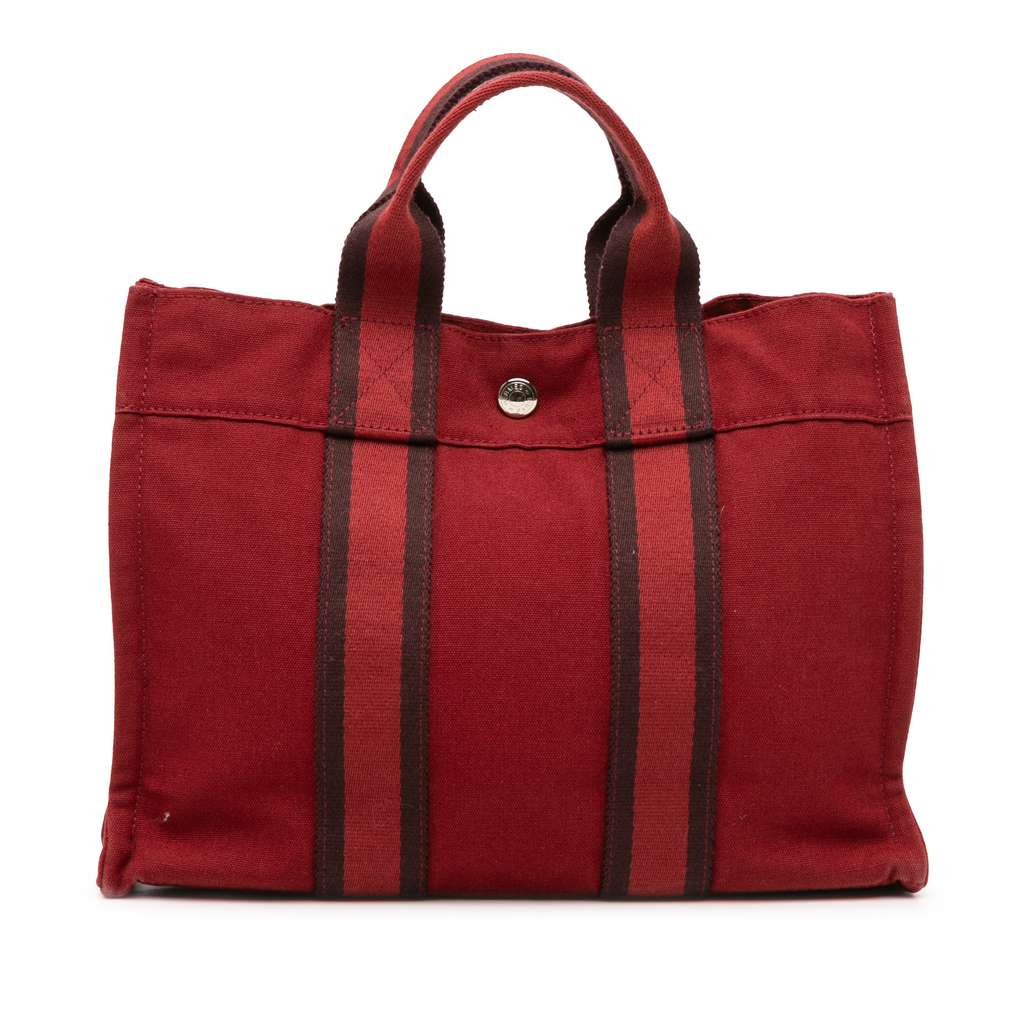 Hermès Canvas Fourre Tout PM