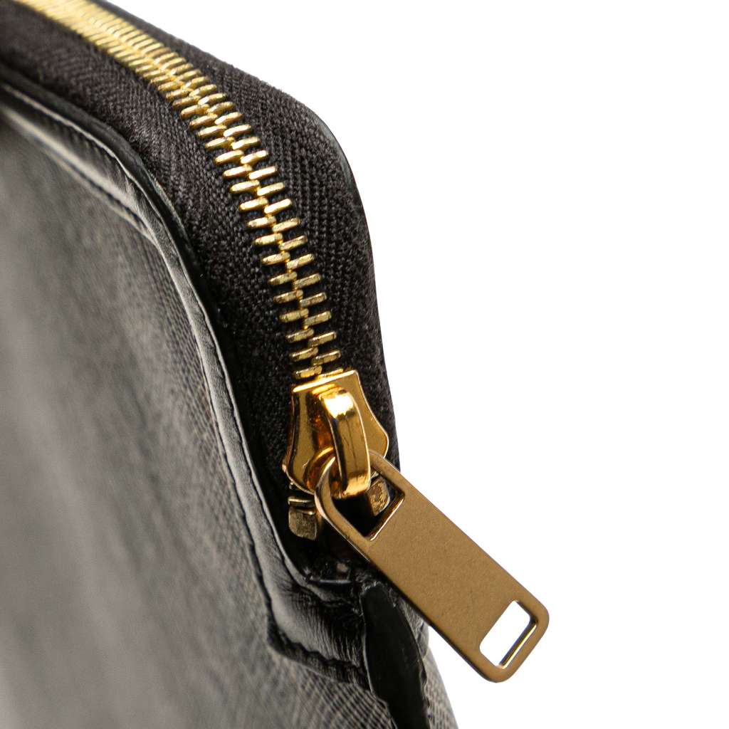 Celine Large Triomphe Coated Canvas Clutch - Image 10