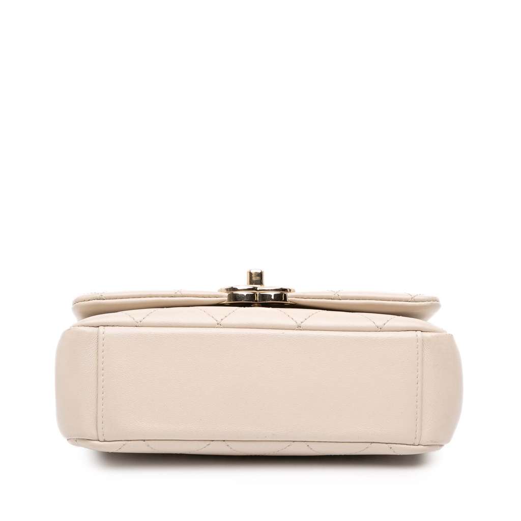 Chanel Medium Lambskin Twist Chain Enamel CC Flap - Image 6