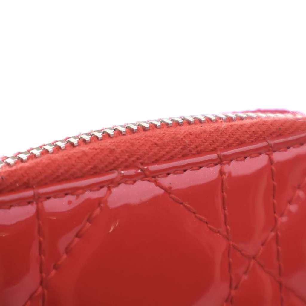 Dior Small Patent Cannage Lady Dior Voyageur Coin Purse - Image 16