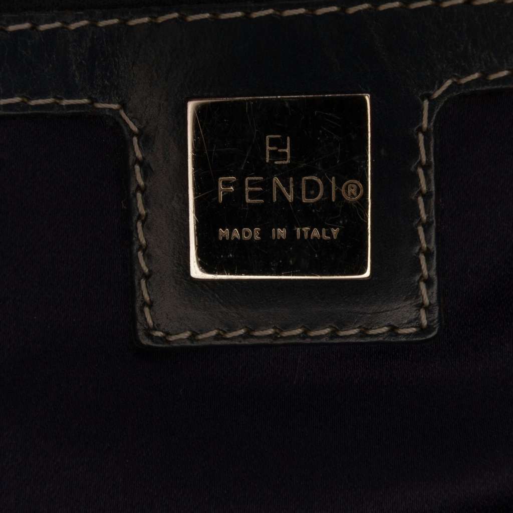 Fendi Small Zucchino Canvas Twins Tote - Side view