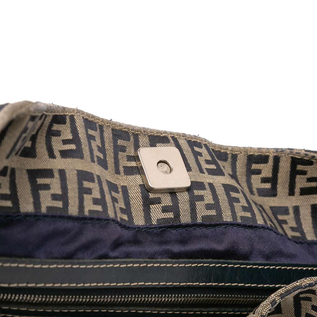 Fendi Small Zucchino Canvas Twins Tote - Detail 1