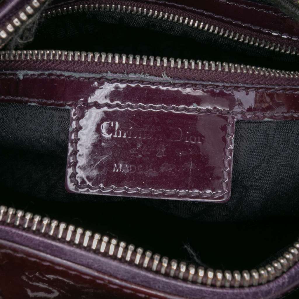 Dior Medium Patent Cannage Lady Dior - 5