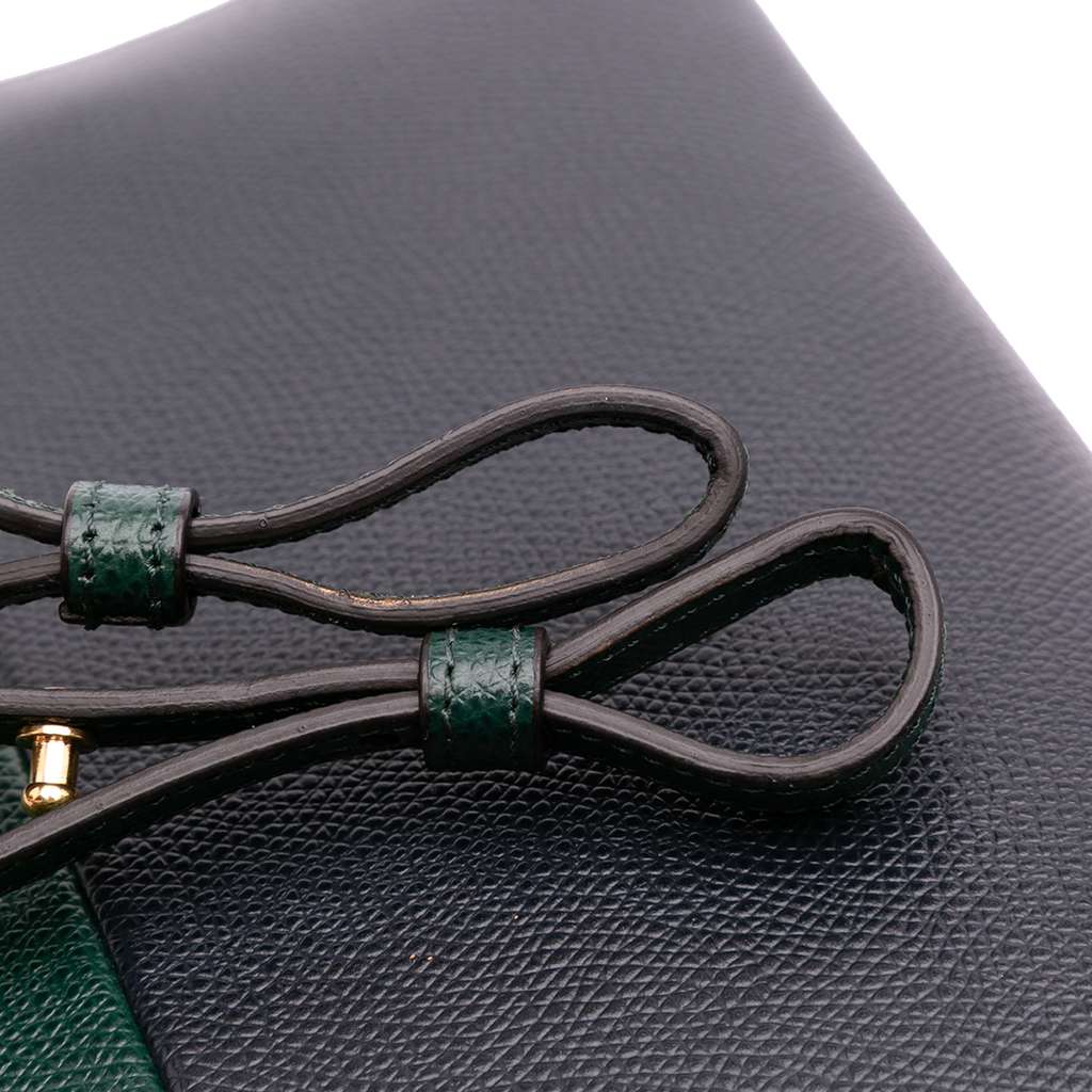 Celine Small Bicolor Grained Calfskin Vertical Cabas Tote - Image 11