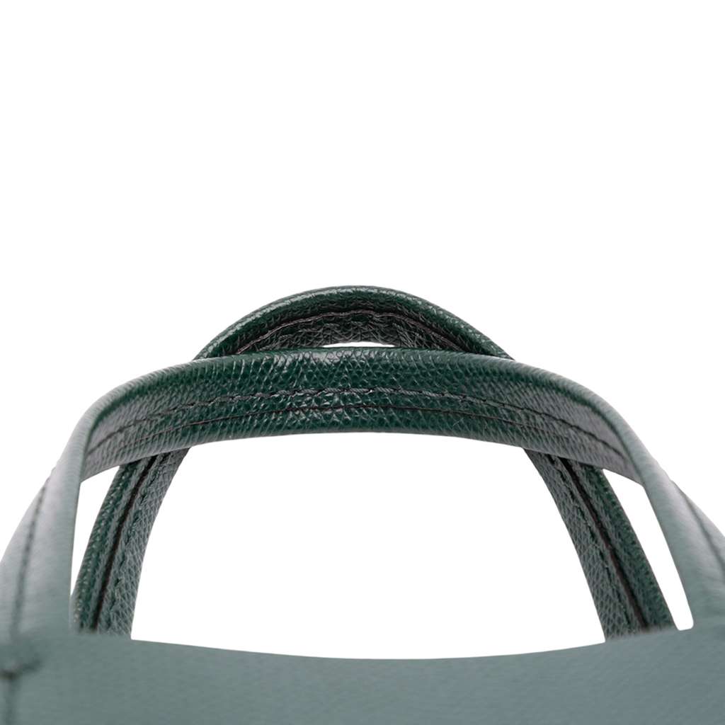 Celine Small Bicolor Grained Calfskin Vertical Cabas Tote - Image 12