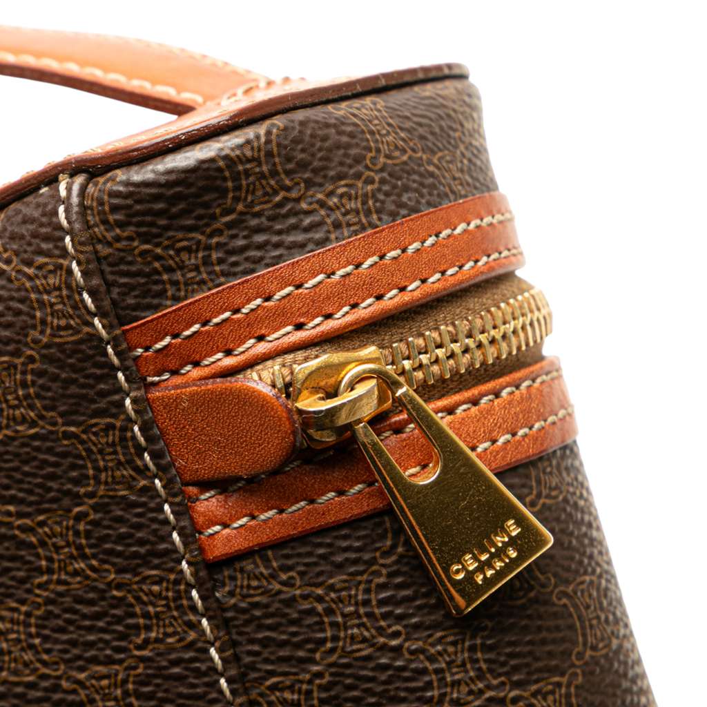 Celine Macadam Coated Canvas Vanity Bag - Image 11