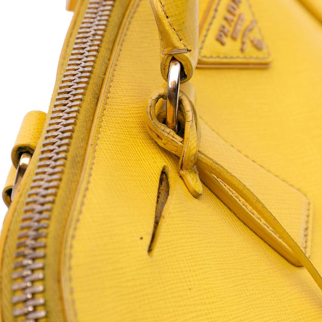 Prada Large Saffiano Lux Promenade Satchel - Image 10