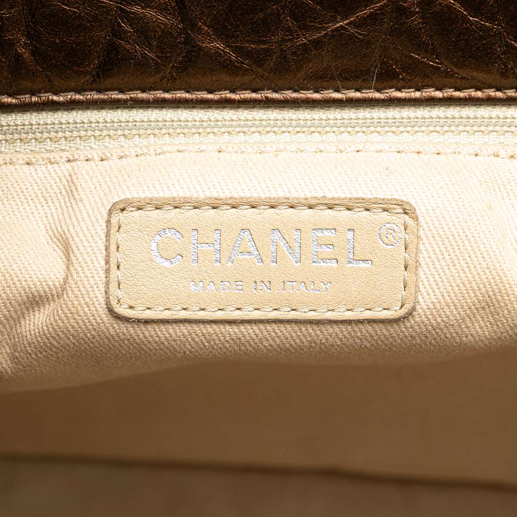 Chanel Reissue 2.55 Quilted Metallic Aged Calfskin Tote - 5