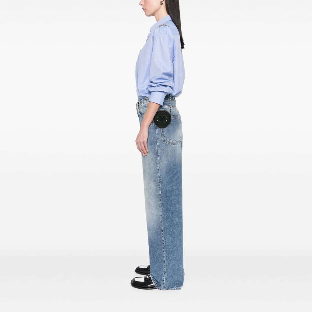 Chanel Caviar CC Filigree Round Clutch with Chain - Image 12