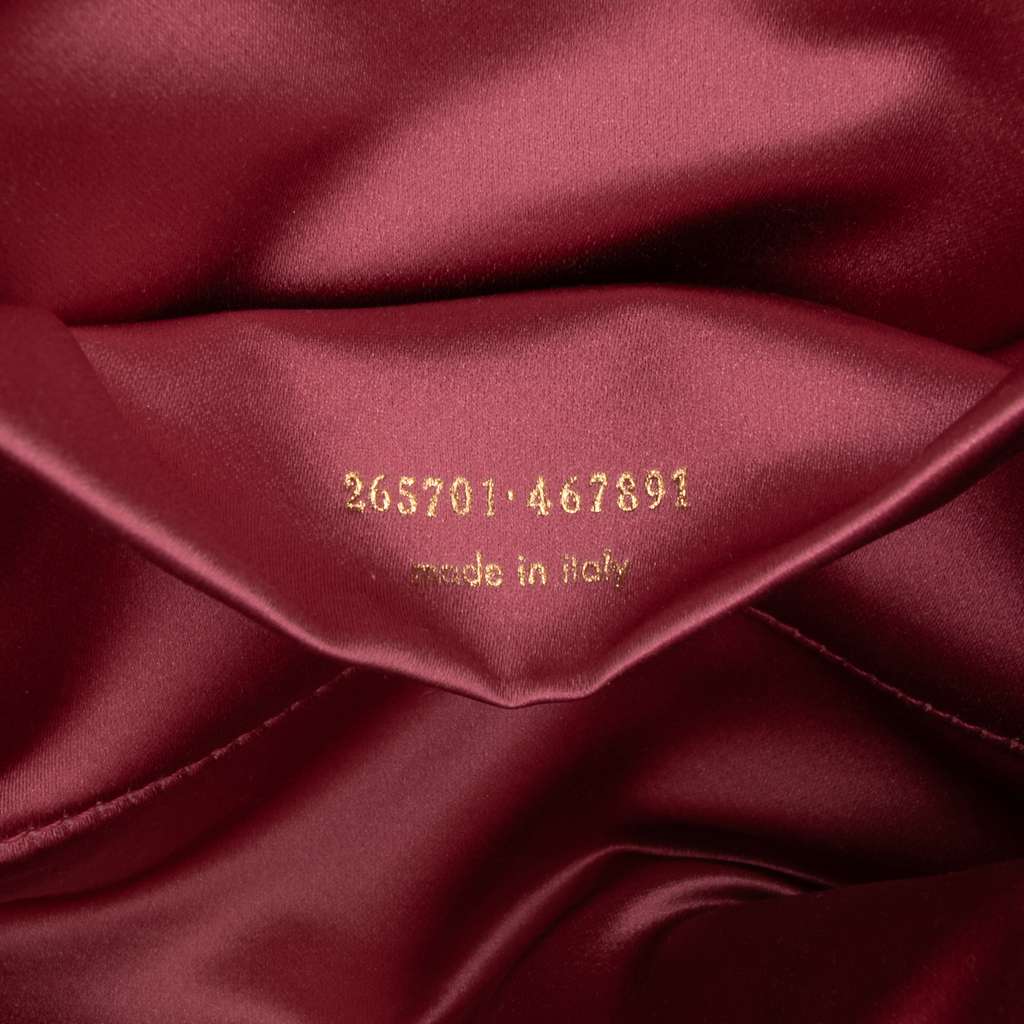 Saint Laurent Textured Calfskin Chyc Ligne Clutch - Detail 1